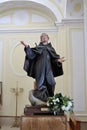 Serrara Fontana - Statua di San Pasquale Baylon nella Chiesa di Santa Maria del Carmine