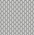 Serration or zigzag seamless abstract pattern monochrome or two Royalty Free Stock Photo