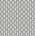 Serration or zigzag seamless abstract pattern monochrome or two Royalty Free Stock Photo