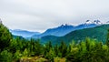 Serratus Mountain in the Coastl Mountains of British Columbia