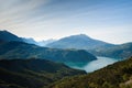 Serre Poncon lake, France