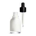 Serum dropper bottle with pipette. Skin moisture cosmetic