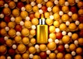 Serum oil product, medical aroma extract, nature essence. Vector