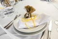 Served wedding table Royalty Free Stock Photo