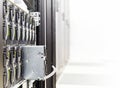 Server chassis in the data center Royalty Free Stock Photo