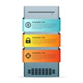 Server Computer Copyspace Design Element