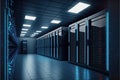 The server control center for an internet provider Generative AI