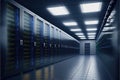 The server control center for an internet provider Generative AI