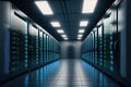 The server control center for an internet provider Generative AI