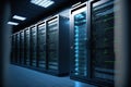 The server control center for an internet providerGenerative AI