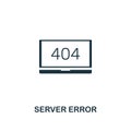 Server Error icon. Premium style design from web hosting icon collection. Pixel perfect Server Error icon for web design