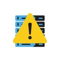 Server Error Warning Alert Icon Royalty Free Stock Photo