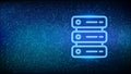 Server icon. Computer server and data storage background. Server hosting. Database storage. Data center. Circuit board pattern. Royalty Free Stock Photo