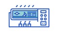 Server Rack Data Center with Multiple Servers, Network Infrastructure, vector design Generative AI Royalty Free Stock Photo