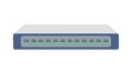 Server Rack Unit Icon for Data Center Hosting, vector design Generative AI Royalty Free Stock Photo