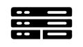 Server Racks Data Center Network Infrastructure Icon, vector design Generative AI Royalty Free Stock Photo