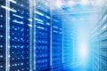 Server room background, big data concept Royalty Free Stock Photo