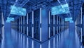 Server Room Data Center Digital Network Infrastructure Royalty Free Stock Photo