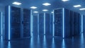 Server Room Data Center Modern, Secure, and Reliable Royalty Free Stock Photo