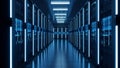 Server Room Data Center Modern Technology Infrastructure Royalty Free Stock Photo