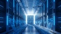 Server Room Data Center Modern Technology Infrastructure Royalty Free Stock Photo