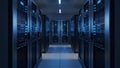 Server Room Data Center Network Infrastructure, Computing Technology Royalty Free Stock Photo