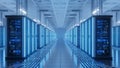 Server Room Data Center Network Infrastructure, Hosting Royalty Free Stock Photo