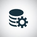 Server settings icon trendy symbol Royalty Free Stock Photo