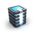 Server storage database icon Royalty Free Stock Photo