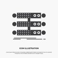 server, structure, rack, database, data Icon. glyph vector gray symbol for UI and UX, website or mobile application Royalty Free Stock Photo