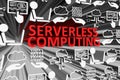 SERVERLESS COMPUTING concept blurred background