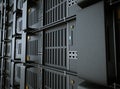 Servers and hardware room computer technology concept photo Royalty Free Stock Photo