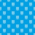 Servers pattern seamless blue