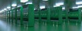 Server. Servers room data center. Backup, mining, hosting, mainframe, farm and computer rack with storage information Royalty Free Stock Photo