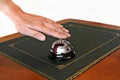 Service bell on reception desk Royalty Free Stock Photo