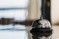 Service bell on reception in hotel Royalty Free Stock Photo