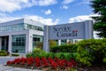 Service Canada sign at Vancouver offices Royalty Free Stock Photo