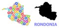 Service Composition Map of Rondonia State of Bright Gears