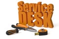 Service Desk service and repair concept