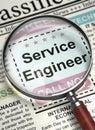 Service Engineer Wanted. 3D.