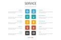 Service Infographic 10 option concept