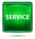 Service Neon Light Green Square Button Royalty Free Stock Photo