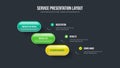 Project Report 3 Option Diagram Slideshow Template