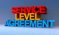 Service level agreement on blue