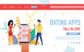 Landing Page for Service Offering Dating Apps