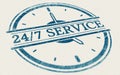 Service always open, 24 hours and 7 days a week Royalty Free Stock Photo