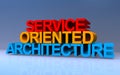 service oriented architecture on blue
