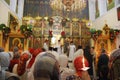 Service in the Orthodox Church. Priests. Russia