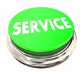 Service Preferred Green Button Royalty Free Stock Photo