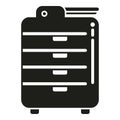 Service printer icon simple vector. Digital print Royalty Free Stock Photo